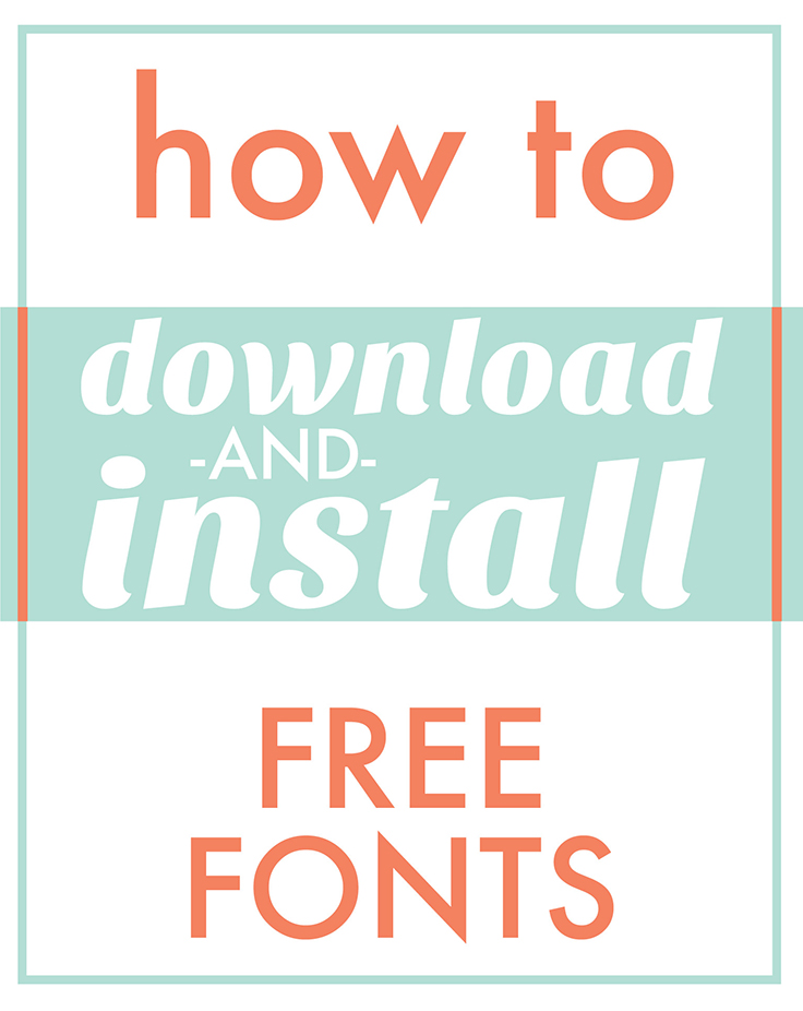 How to download free fonts